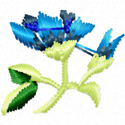 Flowers And Tree Embroidery Design 2 Flowers And Tree Embroidery Design 2